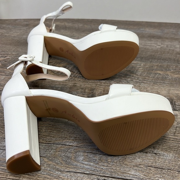 NEW Ankis Platform 4” Chunky Heels FST2201 Size 6.5 - Picture 4 of 12